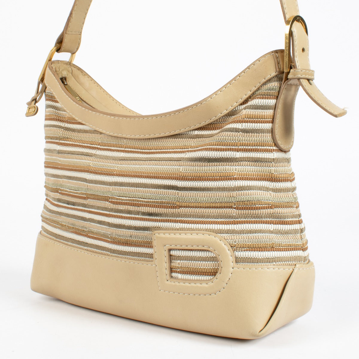 Authentic second-hand Delvaux Beige Grand Place Hobo Bag on labellov.com