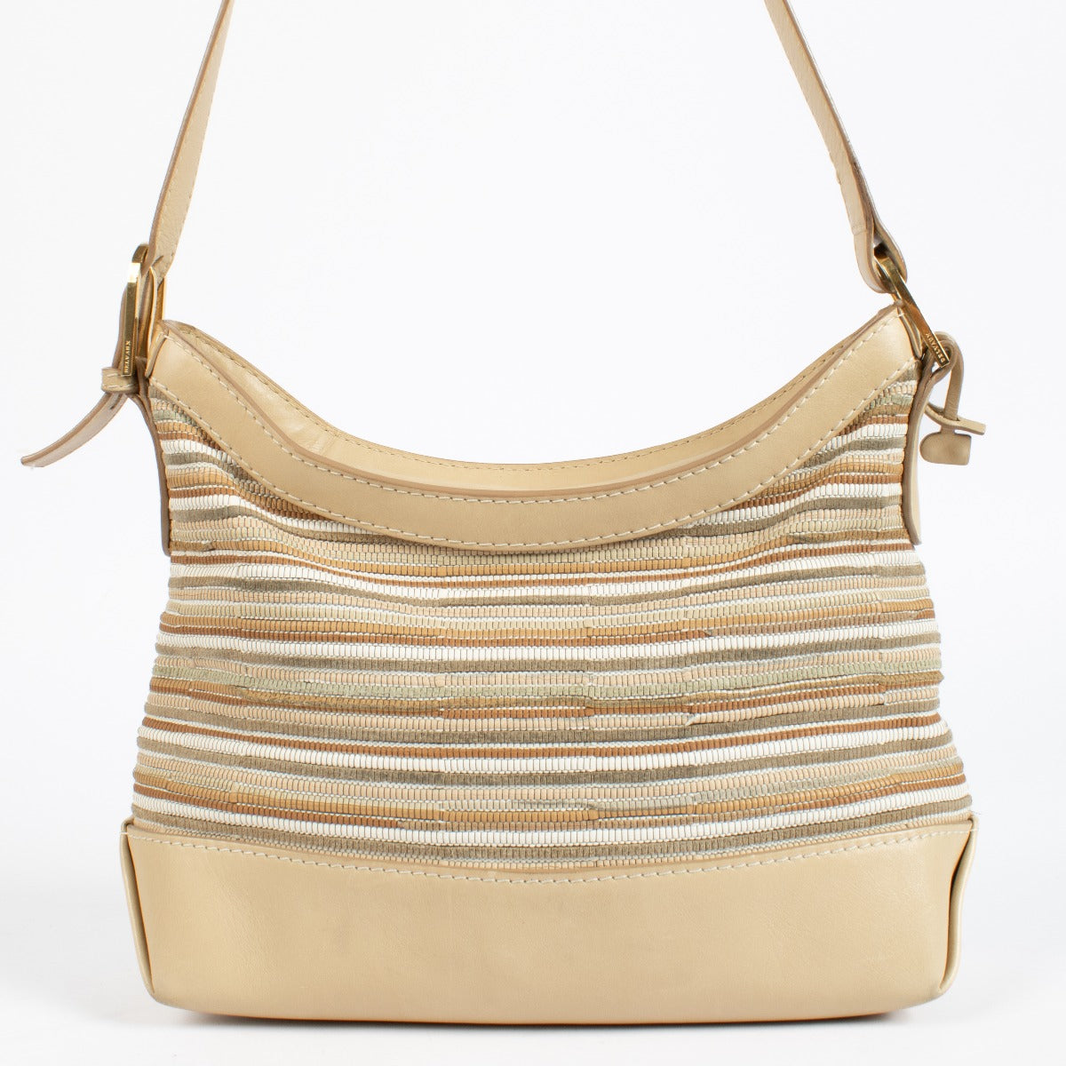 Authentic second-hand Delvaux Beige Grand Place Hobo Bag on labellov.com