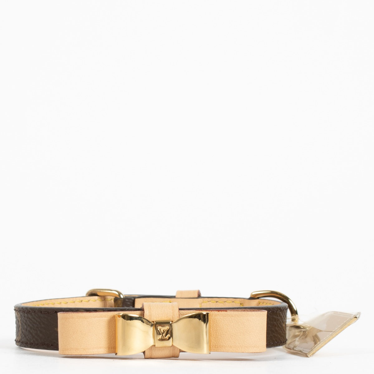 Louis Vuitton Monogram Baxter Dog Collar XS
