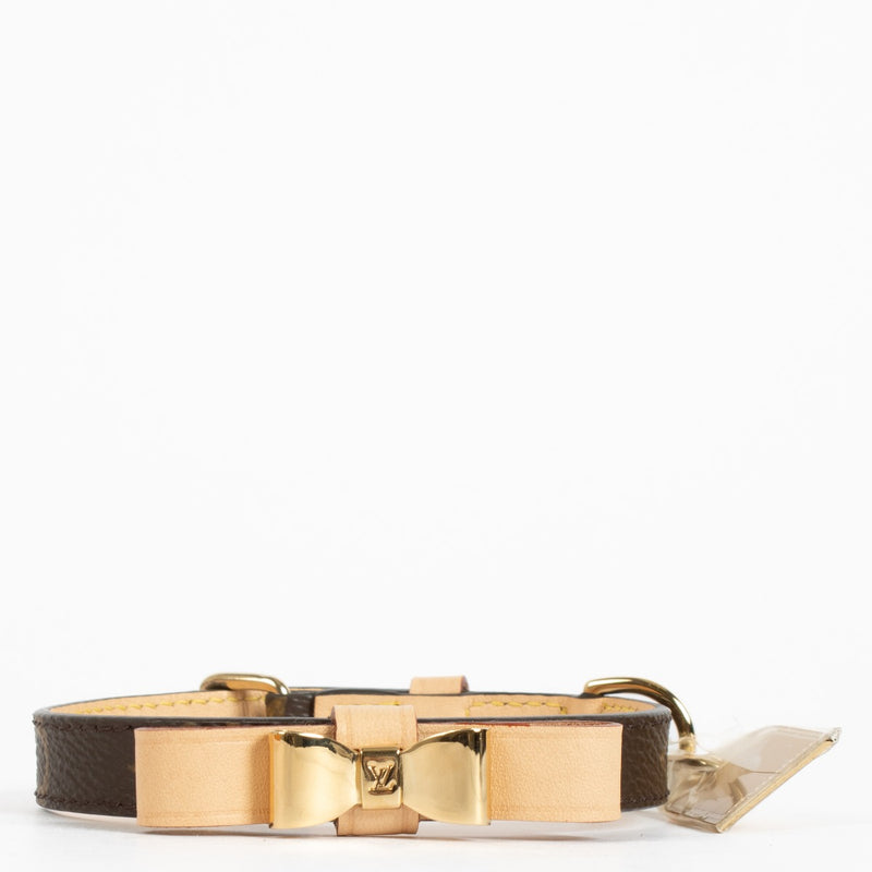 Louis Vuitton Monogram Baxter Dog Collar XS