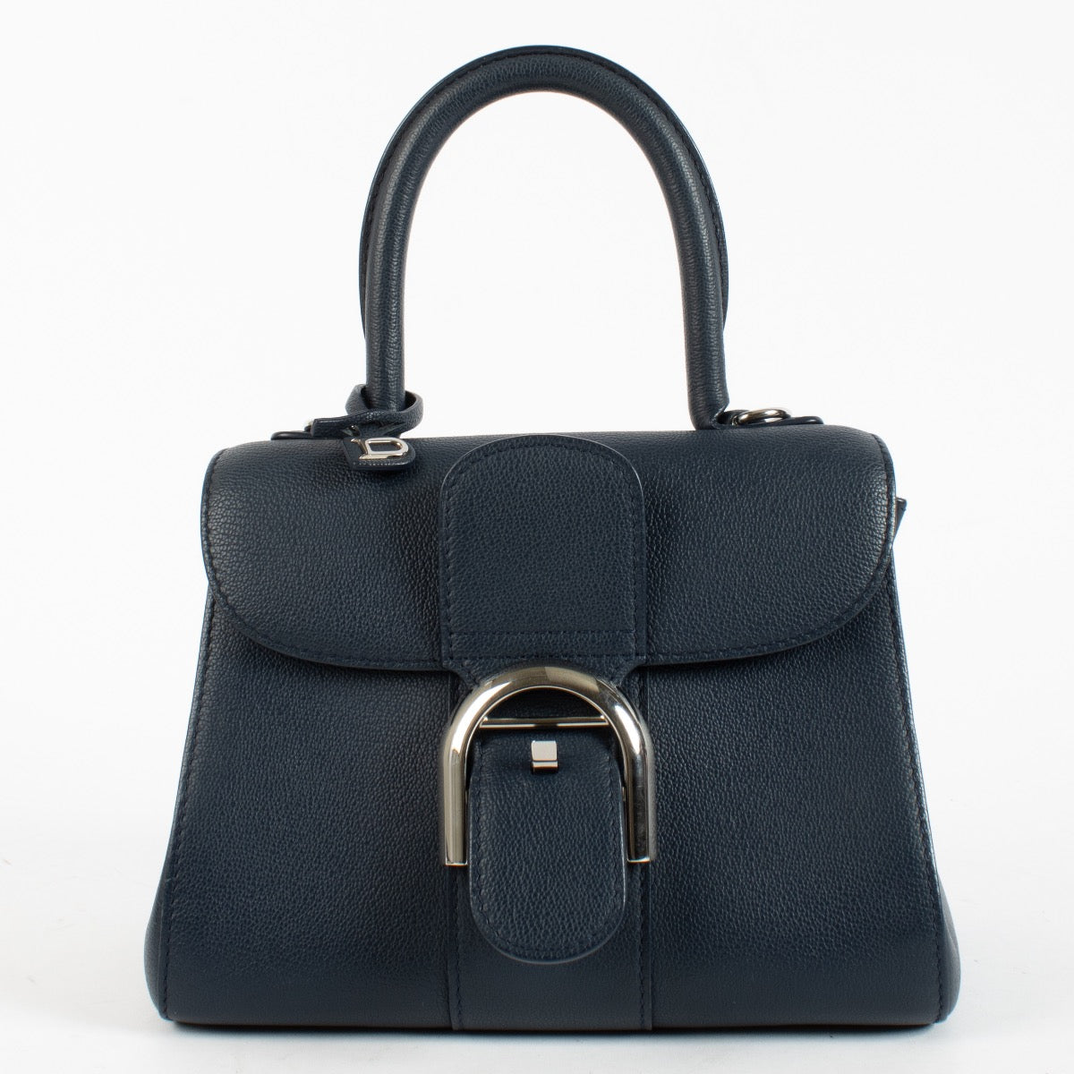 Delvaux Navy Blue Rodeo Calf Brillant Mini