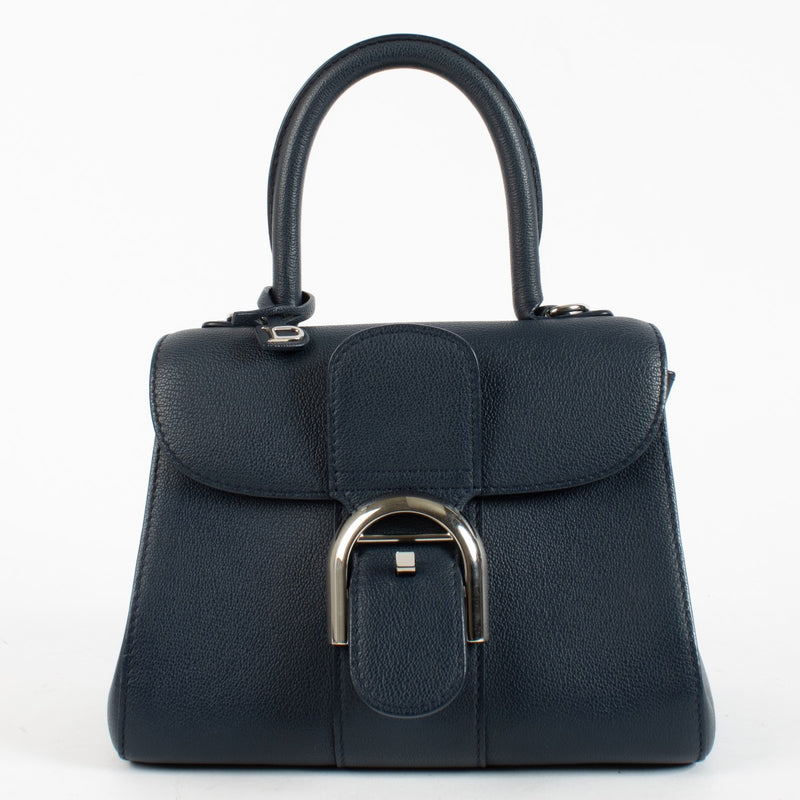 Delvaux Navy Blue Rodeo Calf Brillant Mini