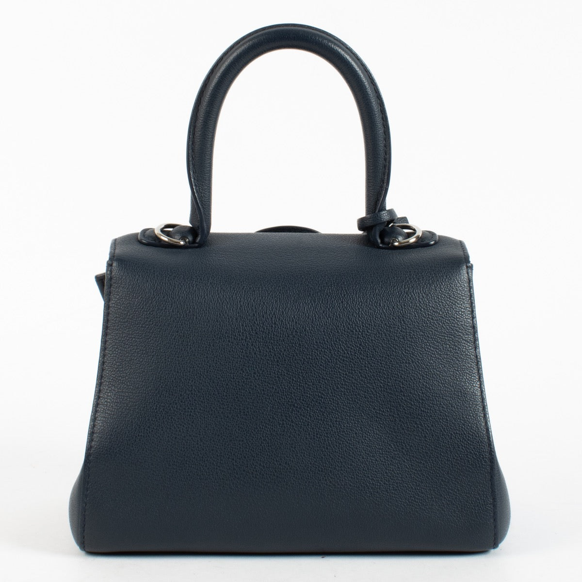 Delvaux Navy Blue Rodeo Calf Brillant Mini