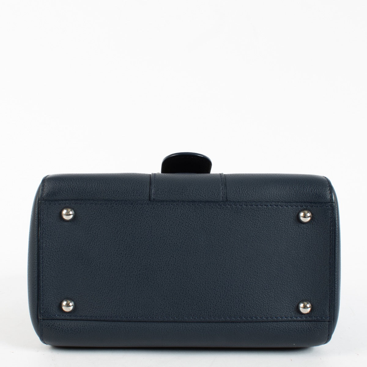 Delvaux Navy Blue Rodeo Calf Brillant Mini