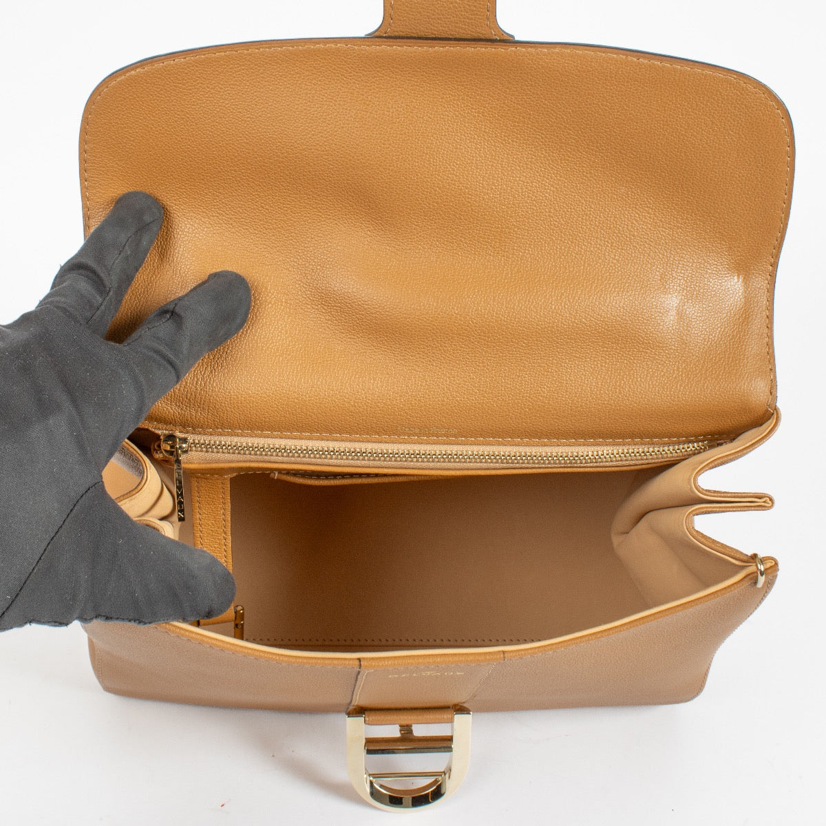 authentic preloved Delvaux Vegetal Rodeo Calf Brillant MM on Labellov.com