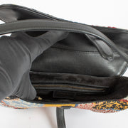 authentic preloved Dior Multicolor Beaded 'Peace And Love' Saddle Bag on Labellov.com