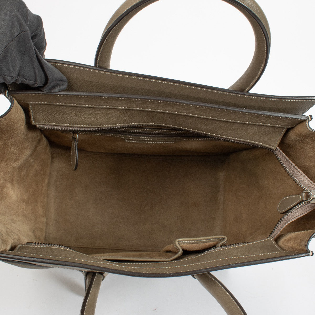 authentic preloved Celine Taupe Mini Luggage Bag on Labellov.com