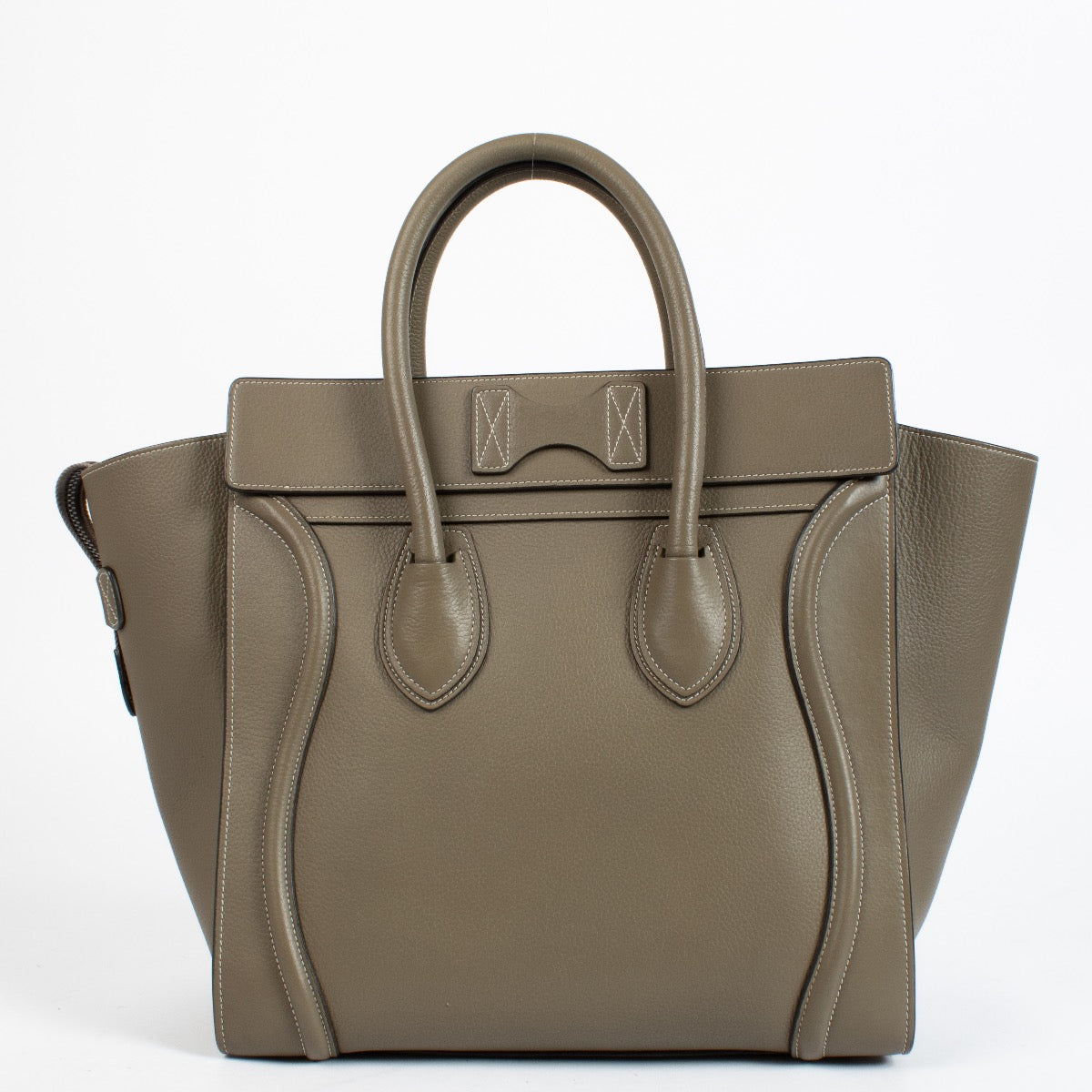 authentic preloved Celine Taupe Mini Luggage Bag on Labellov.com