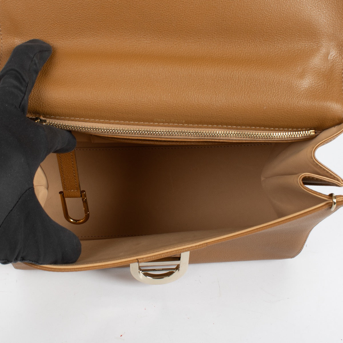 authentic preloved Delvaux Brillant MM in Vegetal Rodéo Calf on Labellov.com
