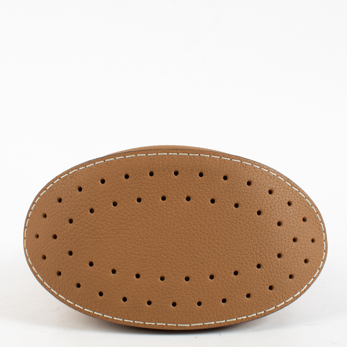 Sac Mini Bucket Delvaux Végétal Pin Surpiqué