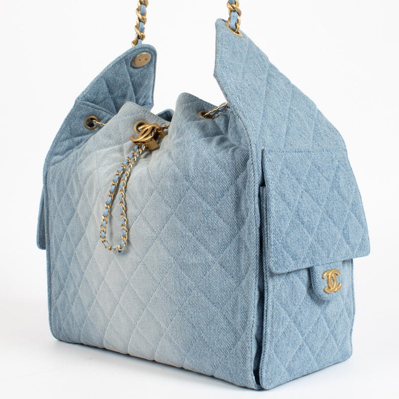 Chanel Washed Denim Medium Chanel 25 Bag