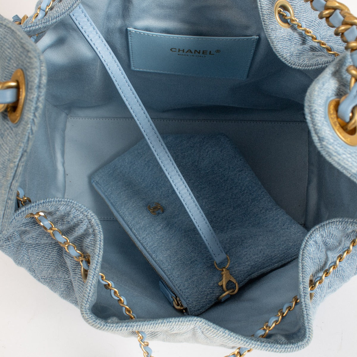 Chanel Washed Denim Medium Chanel 25 Bag