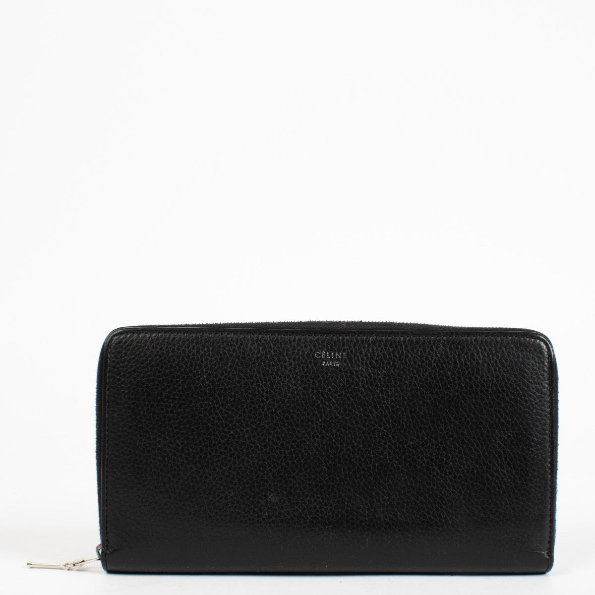 Authentic preloved Celine Black Zip Around Wallet on Labellov.com