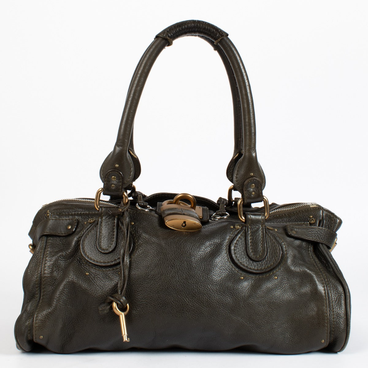 Authentic preloved Chloé Large Brown Paddington Bag on Labellov.com