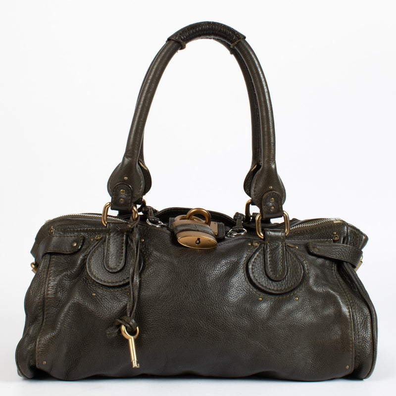 Authentic preloved Chloé Large Brown Paddington Bag on Labellov.com
