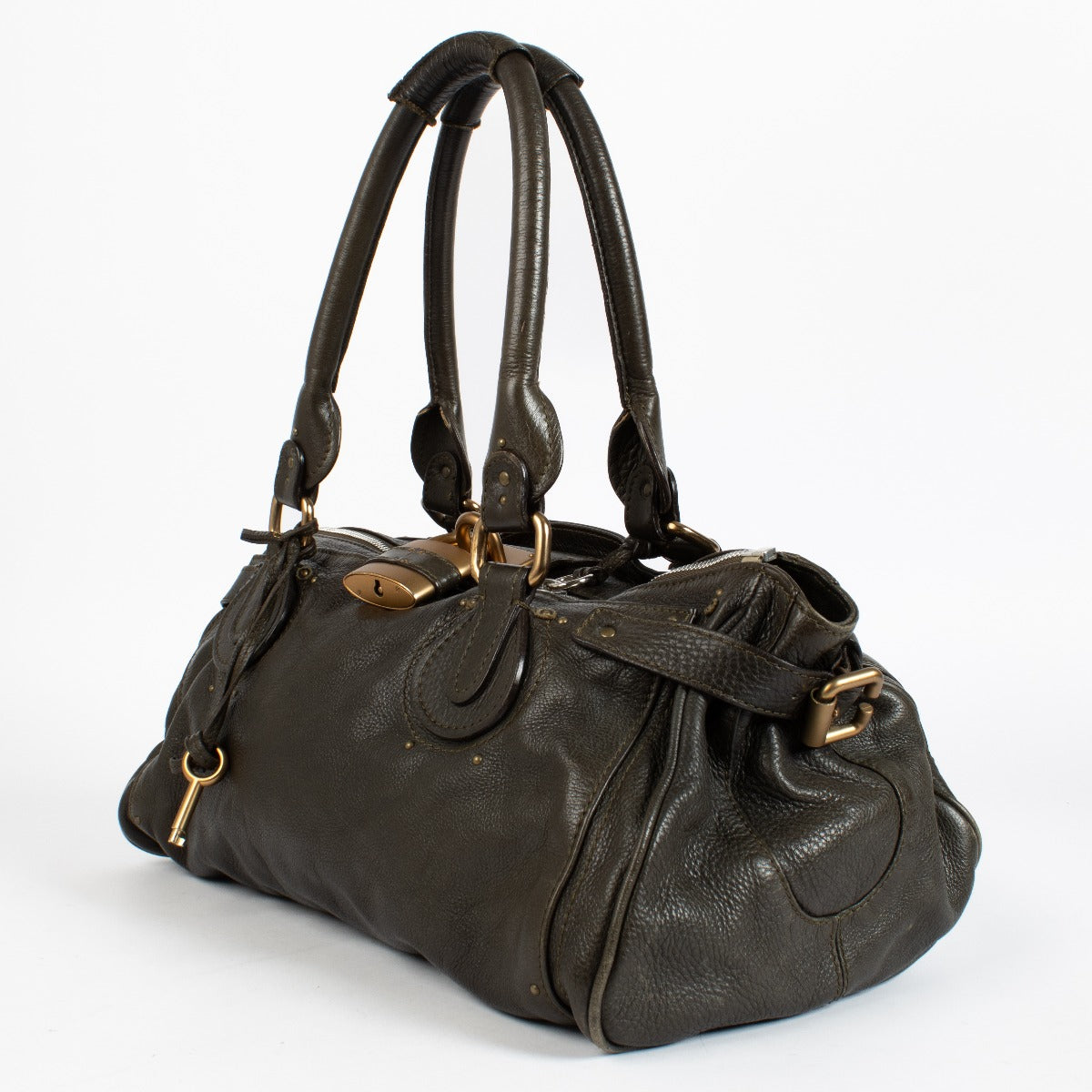 Authentic preloved Chloé Large Brown Paddington Bag on Labellov.com