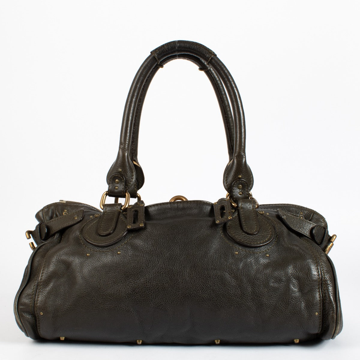 Authentic preloved Chloé Large Brown Paddington Bag on Labellov.com