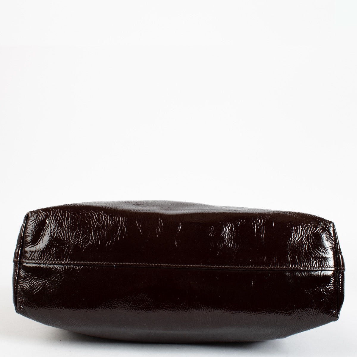 Authentic preloved Prada Brown Ombre Patent Tote Bag on Labellov.com