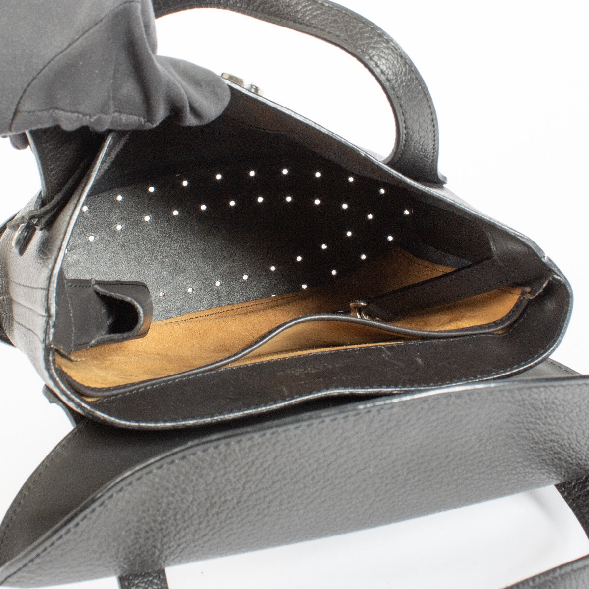 shop 100% authentic second hand Delvaux Black Songe Handbag on Labellov.com
