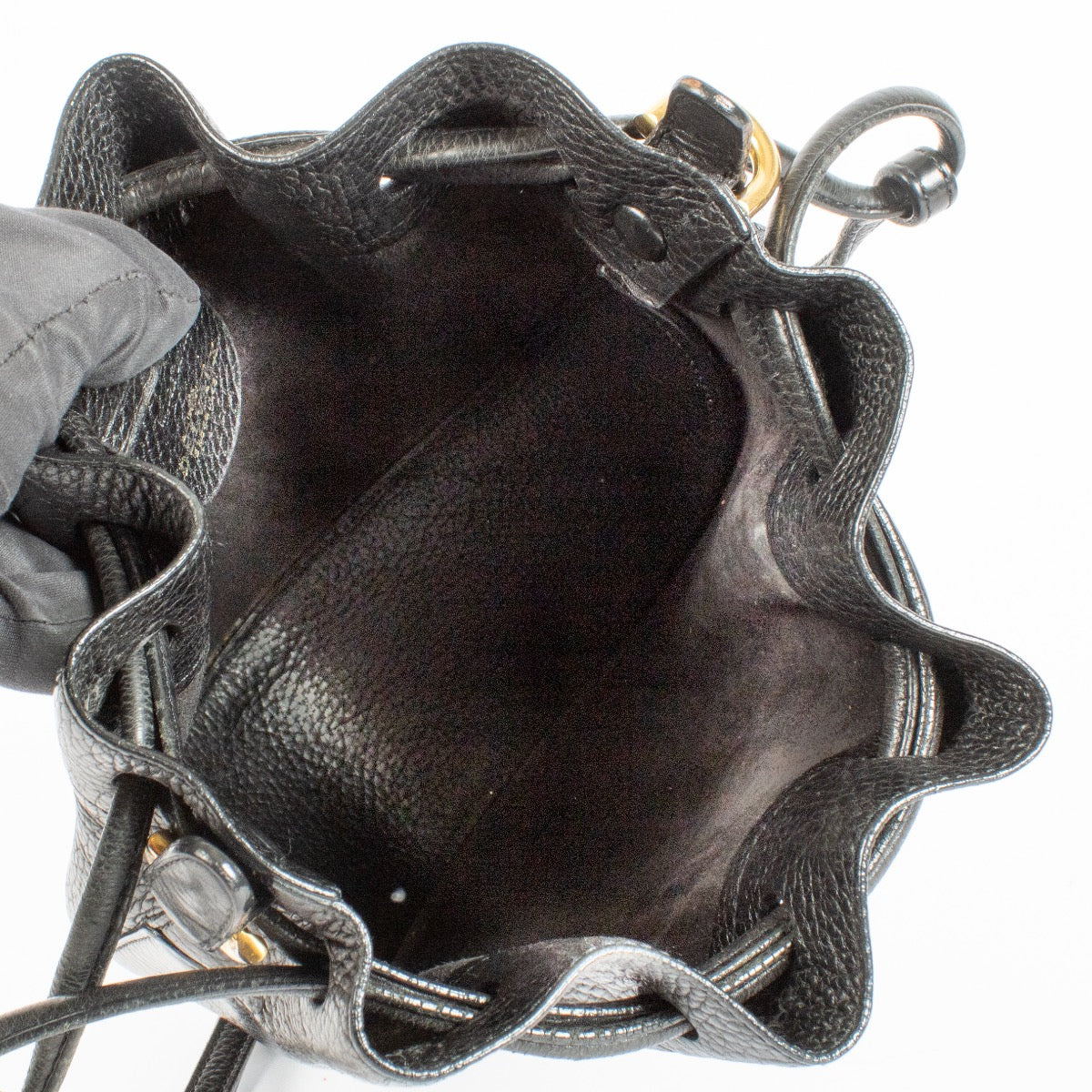 shop 100% authentic second hand Delvaux Black Tabarin PM Bag on Labellov.com