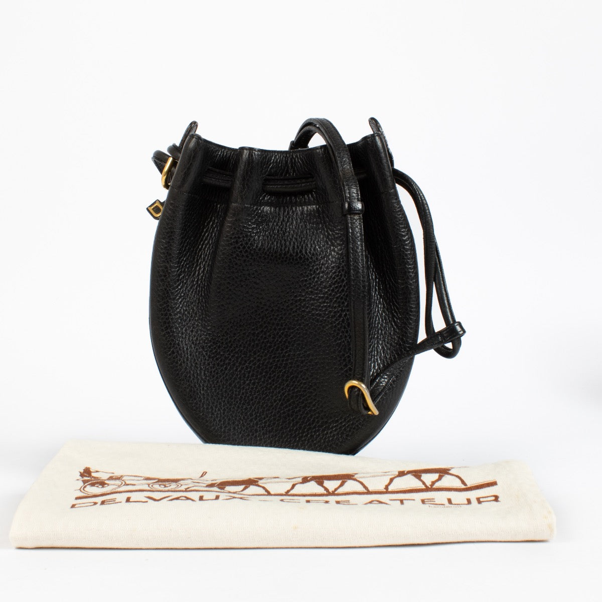shop 100% authentic second hand Delvaux Black Tabarin PM Bag on Labellov.com