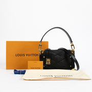 authentic preloved Louis Vuitton Black Malletage Side Trunk on Labellov.com