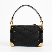 authentic preloved Louis Vuitton Black Malletage Side Trunk on Labellov.com