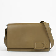 Authentic preloved Delvaux Khaki Destrier Souple Clin d'Oeil Bag on Labellov.com