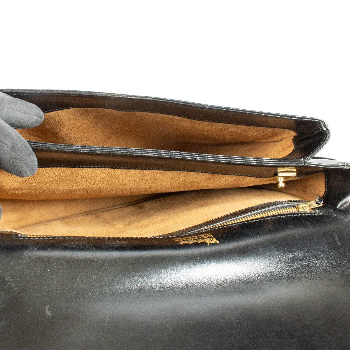 Authentic preloved Delvaux Black Bandoulière Crossbody on Labellov.com