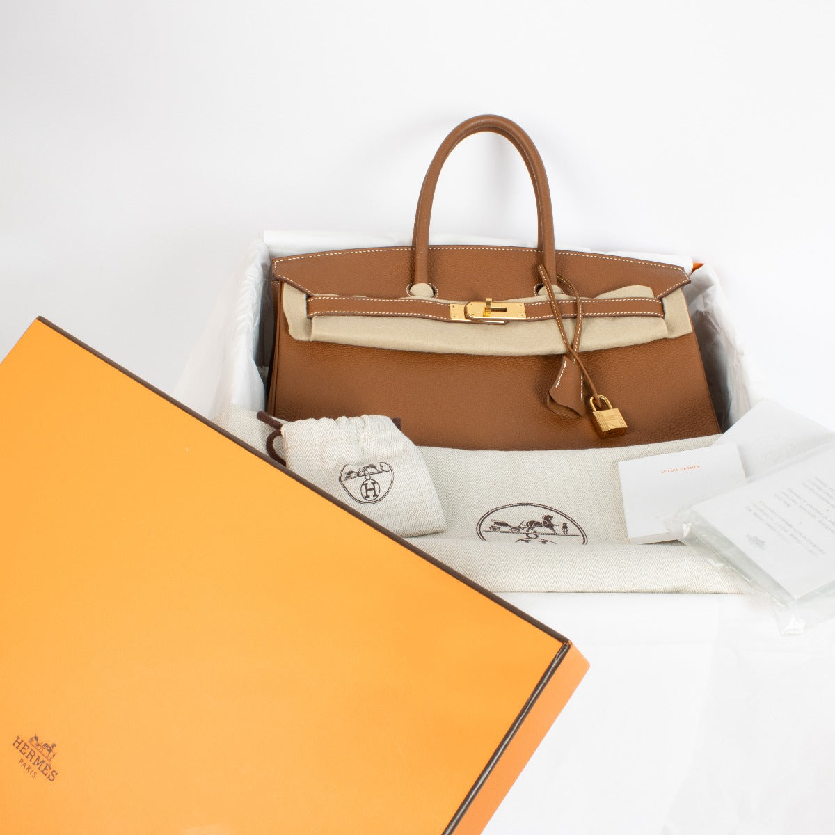 Hermès Birkin 35 Gold Togo GHW