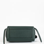 Authentic Celine Belt Bag Medium in forest green grained calfskin with gold hardware at Labellov.com.