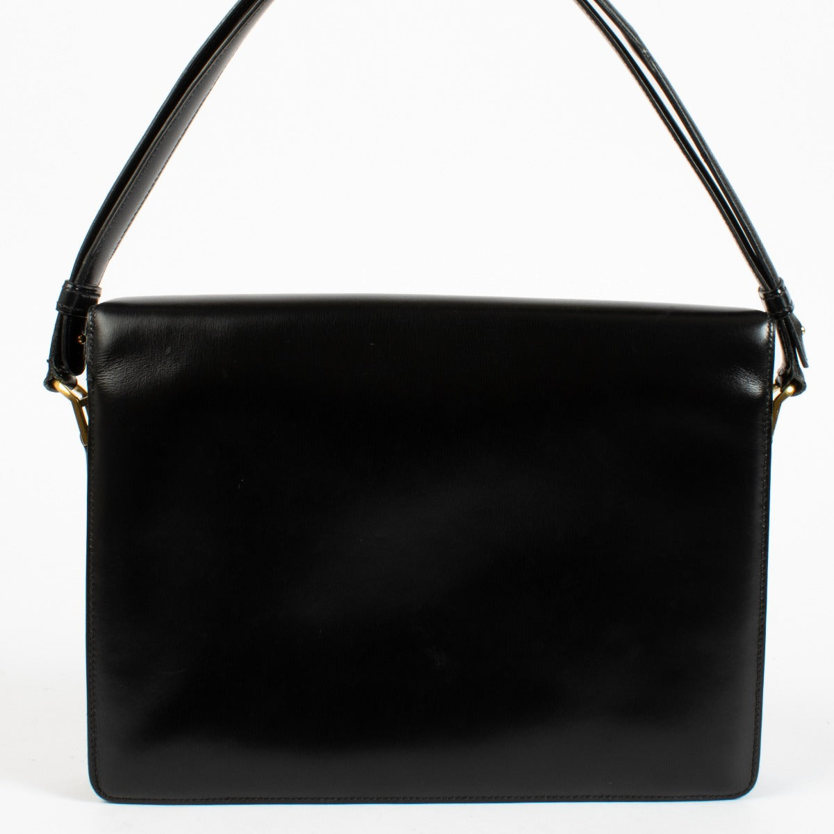 Hermès 1985s Black Box Floride Shoulder Bag