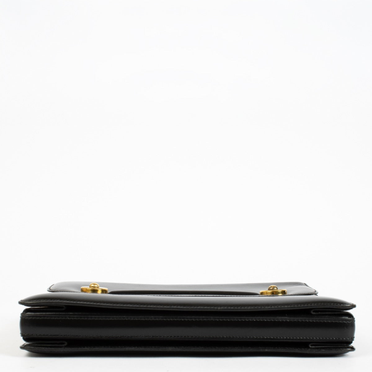 Hermès 1985s Black Box Floride Shoulder Bag