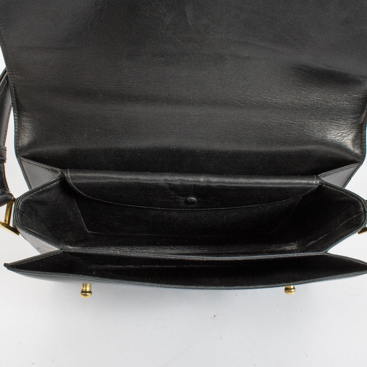 Hermès 1985s Black Box Floride Shoulder Bag