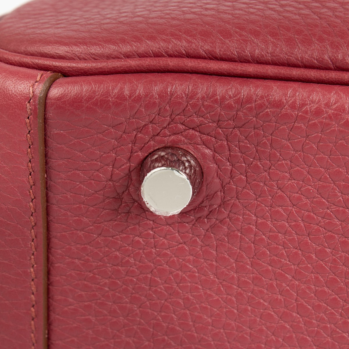 Hermès Lindy 30 Rubis Clemence PHW