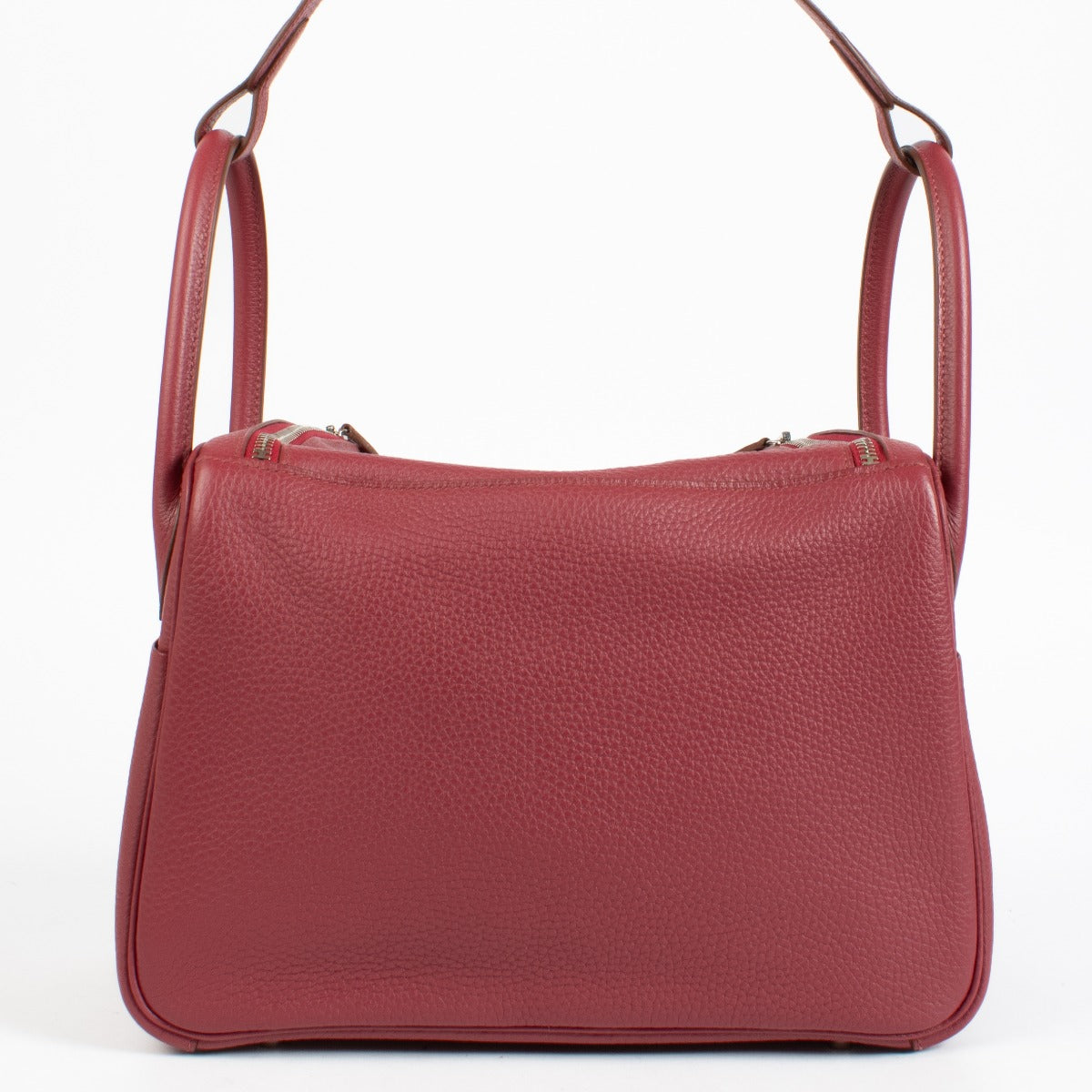 Hermès Lindy 30 Rubis Clemence PHW