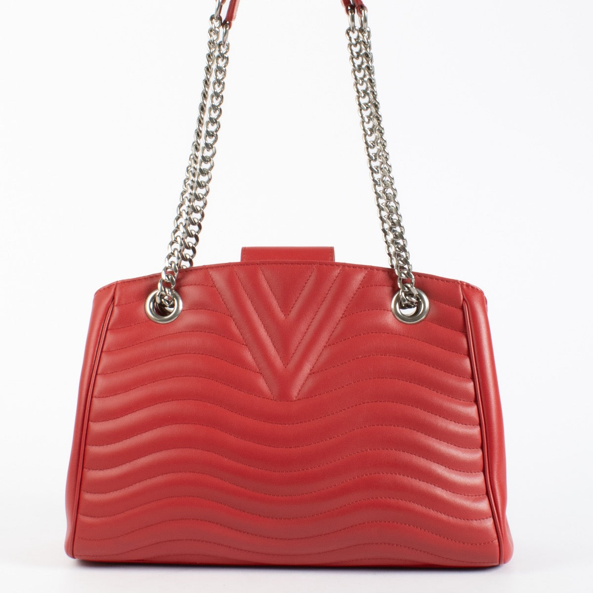 authentic preloved Louis Vuitton Red New Wave Tote Bag on Labellov.com