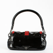 Authentic Pre-loved Prada Multicolor Patent Leather Shoulder Bag on Labellov.com