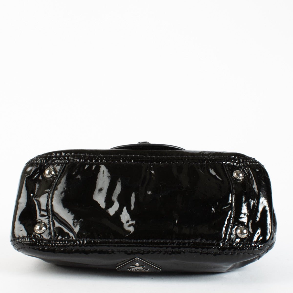 Authentic Pre-loved Prada Multicolor Patent Leather Shoulder Bag on Labellov.com