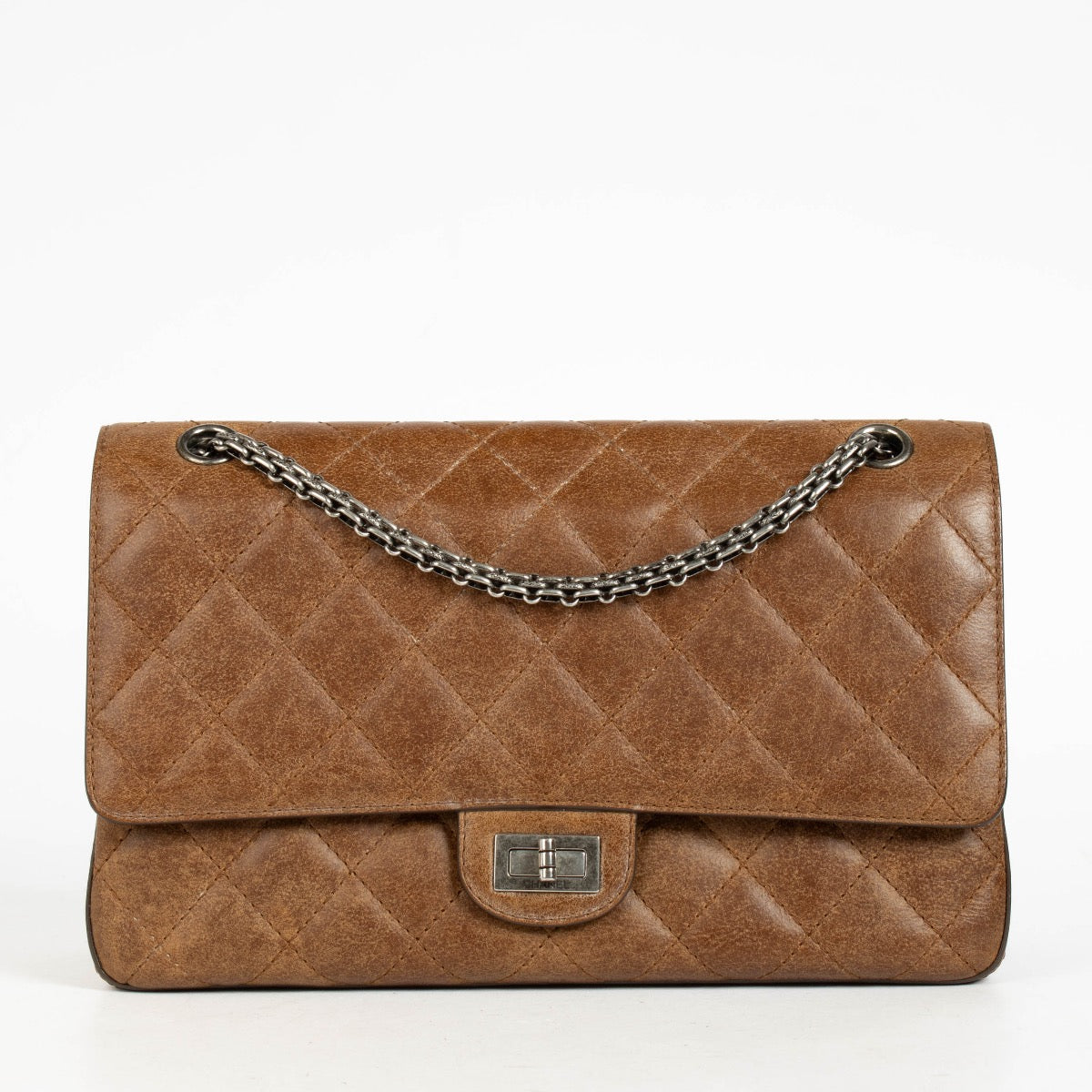 Authentic pre-loved Chanel Brown Medium 2.55 Reissue Bag on Labellov.com