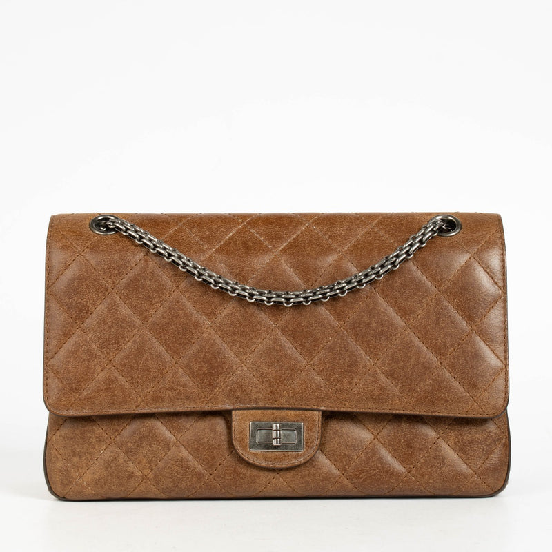 Authentic pre-loved Chanel Brown Medium 2.55 Reissue Bag on Labellov.com
