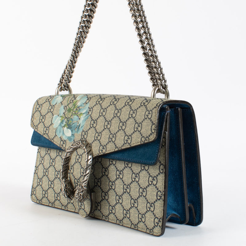 authentic preloved Gucci Bloom Medium Blue Accent Dionysus Bag on Labellov.com