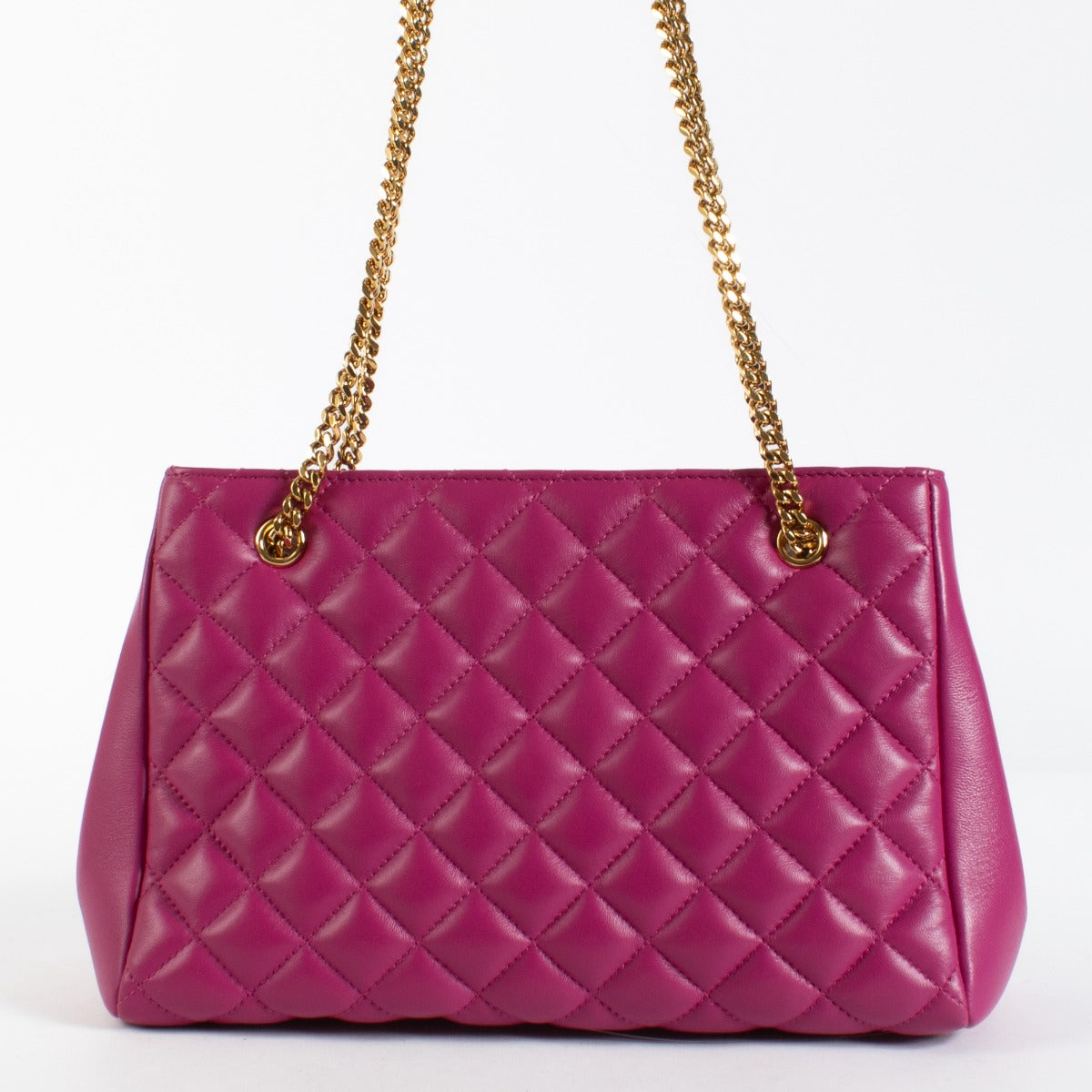 Authentic preloved Versace Pink Quilted Medusa Bag on Labellov.com