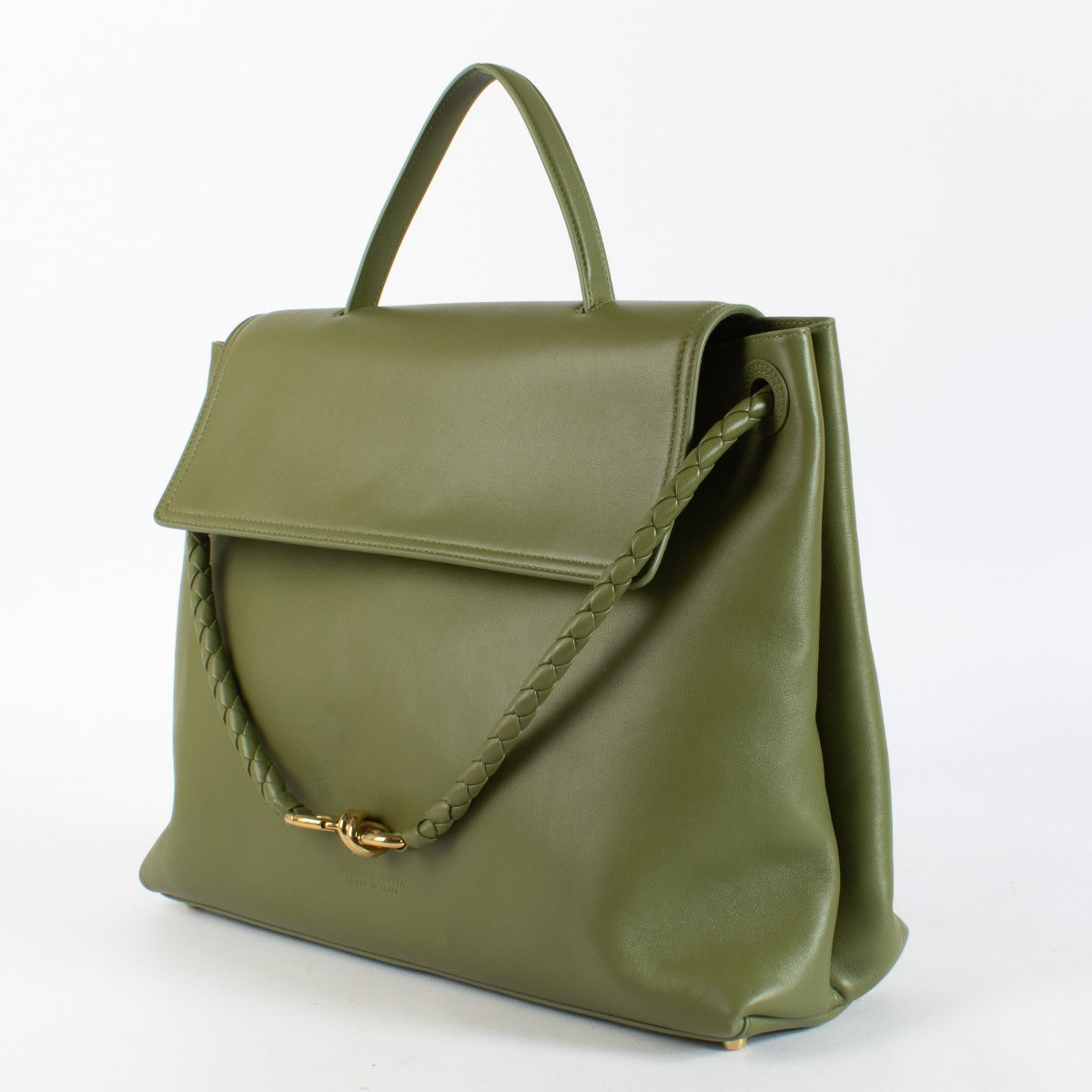Bottega Veneta Matcha Grote Ciao Ciao Tas