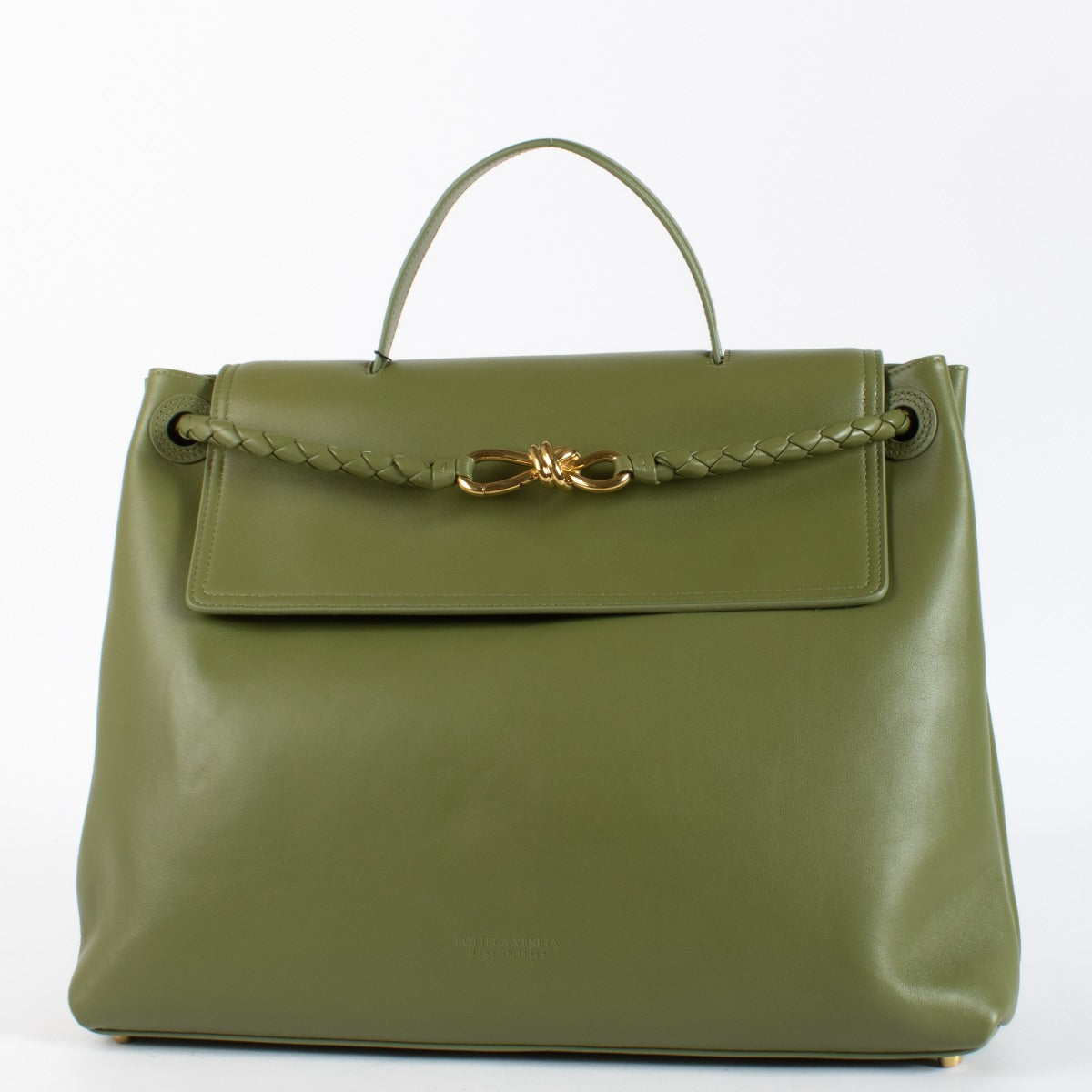 Bottega Veneta Matcha Grote Ciao Ciao Tas