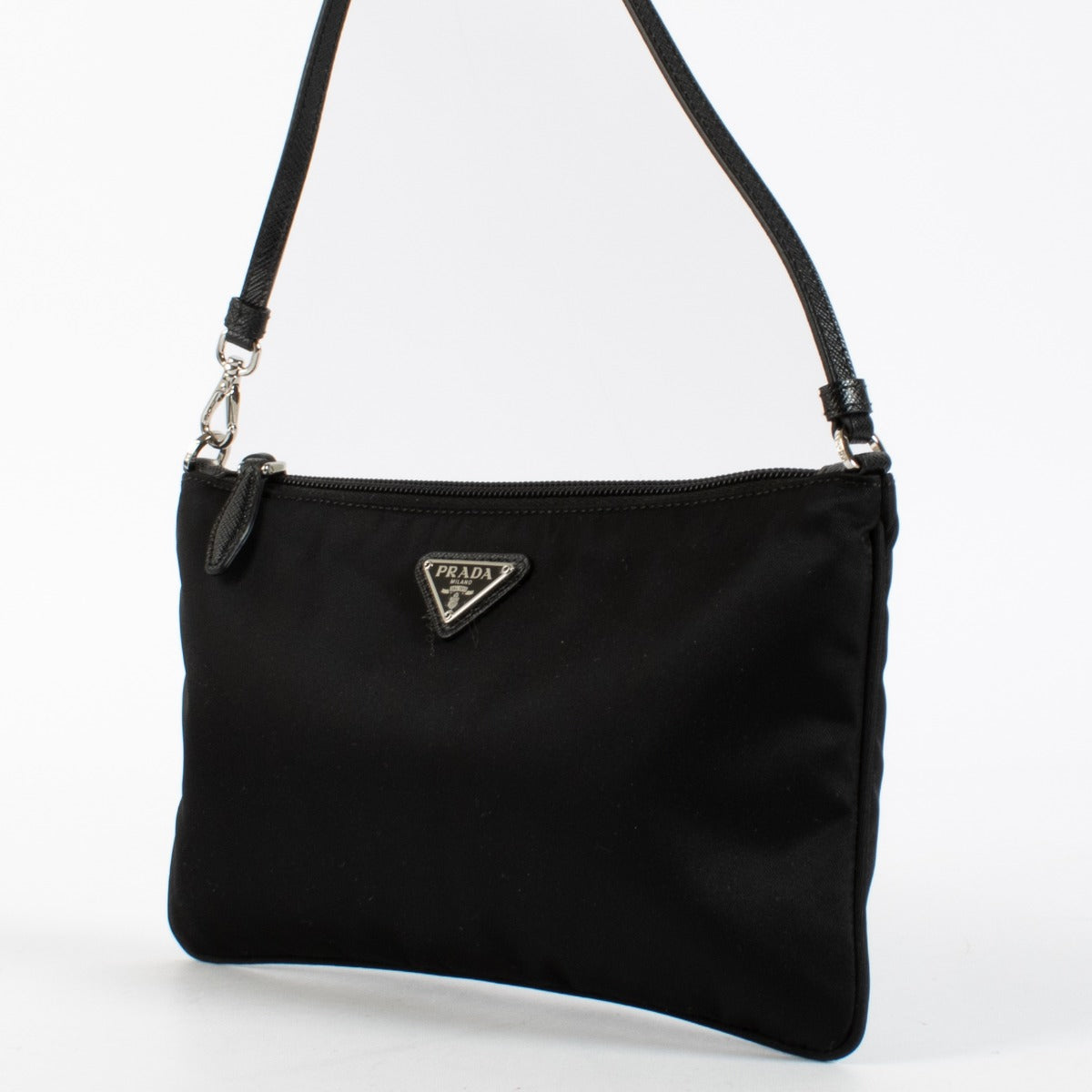 Authentic preloved Prada Black Nylon Shoulder Bag on Labellov.com