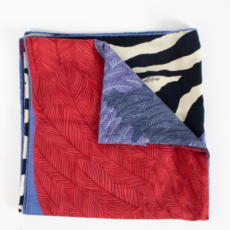 Authentic pre-loved Hermès Les Zebres Cashmere 140 Shawl on Labellov.com