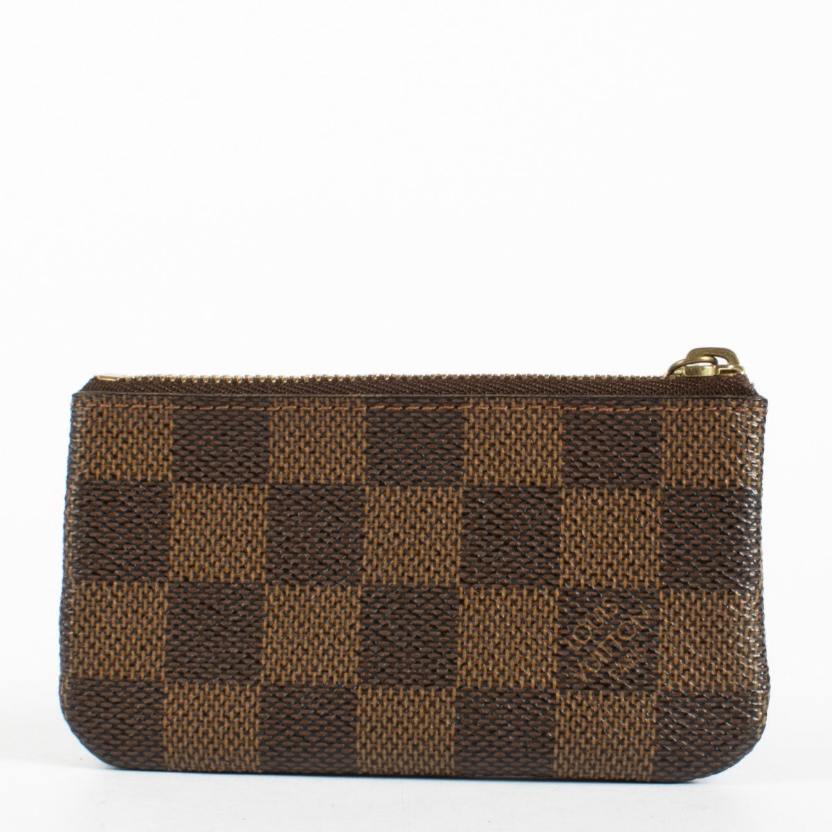 Authentic pre-loved Louis Vuitton Brown Damier Key Pouch on Labellov.com