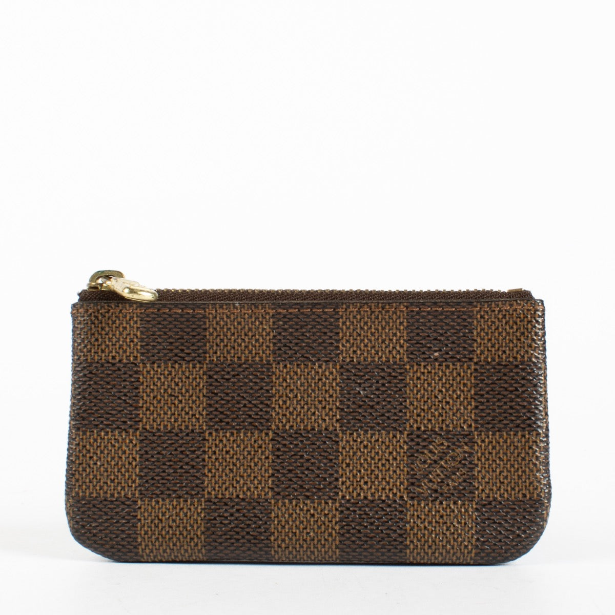 Authentic pre-loved Louis Vuitton Brown Damier Key Pouch on Labellov.com