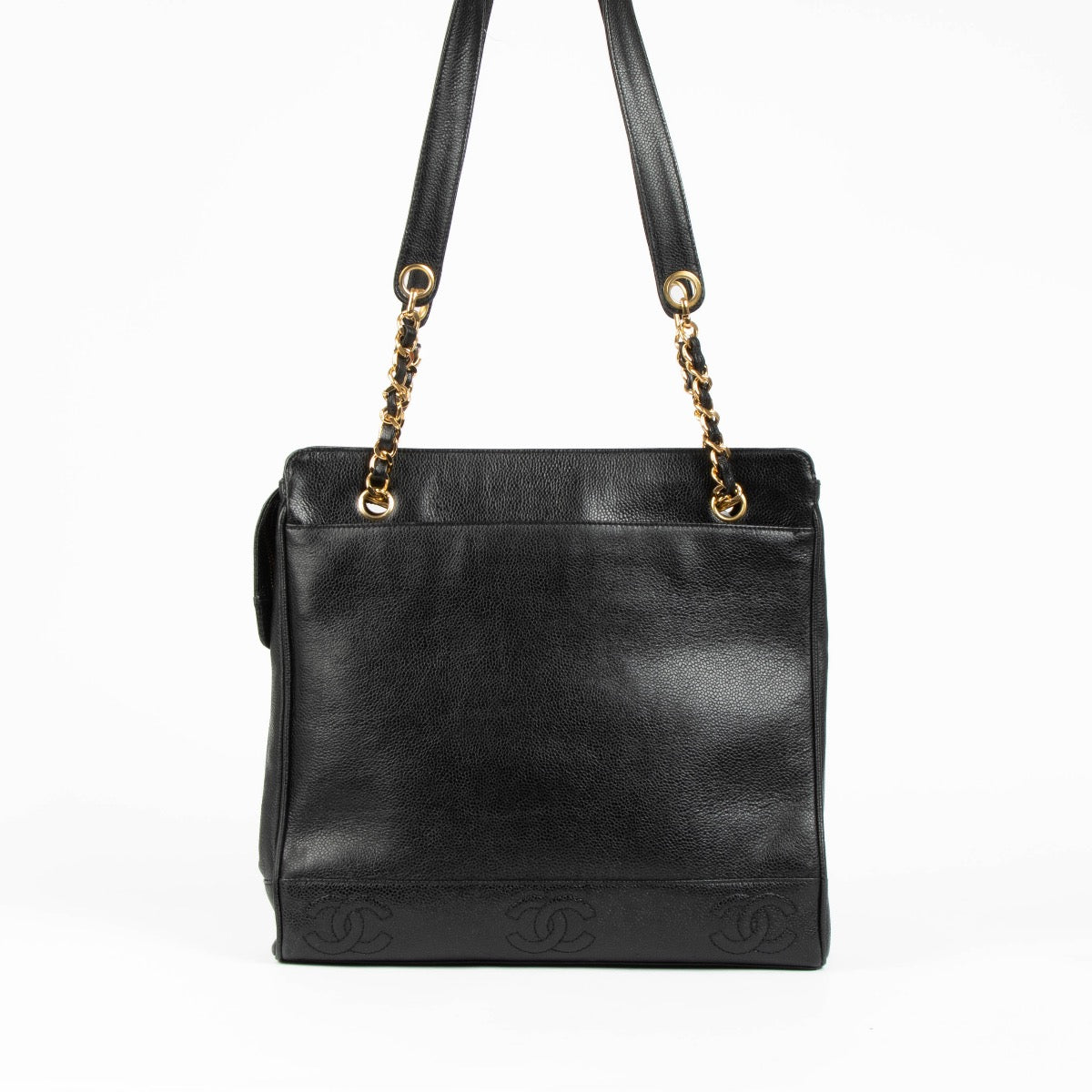 Shop this 100% authentic Chanel Black Caviar Vintage Tote Bag at Labellov.com